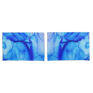 Abstract Blue Purple Fantasy Style Pillowcase