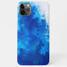 Abstract blue solid colour design