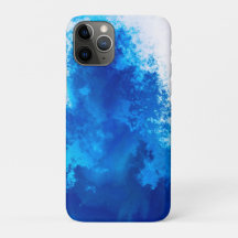 Abstract blue solid colour design