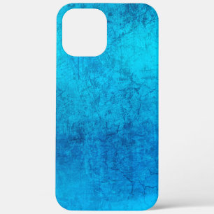 Abstract blue solid colour design iPhone 12 pro max case