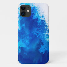 Abstract blue solid colour design
