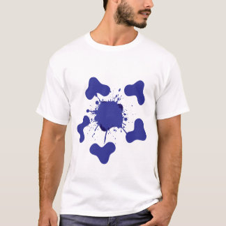 Abstract Blue Splash Men's T-Shirt
