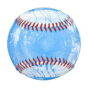 Abstract blue watercolor background, texture. baseball