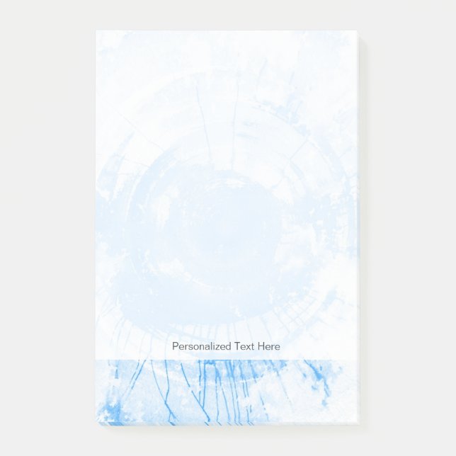 Abstract blue watercolor background, texture. post-it notes (Front)