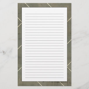 Abstract Blueprint with Geometric Shapes Stationery