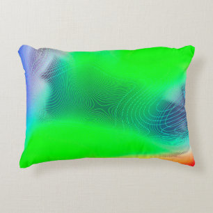 abstract blur background. multicolor effect patter decorative cushion