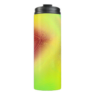 abstract blur background. multicolored graphic pat thermal tumbler