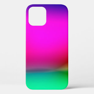 abstract blur lights background, colorful pattern iPhone 12 case
