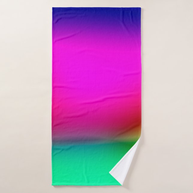 abstract blur lights background, colourful pattern bath towel (Bath Towel)