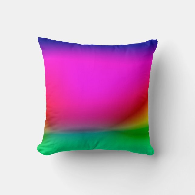 abstract blur lights background, colourful pattern cushion (Front)