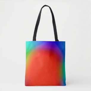 abstract blurred background, colorful vintage patt tote bag