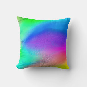 abstract blurred background, multicolored trendy p cushion