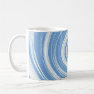abstract blurred background, vintage geometric tex coffee mug