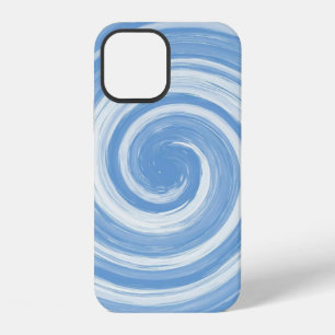 abstract blurred background, vintage geometric tex iPhone 12 case