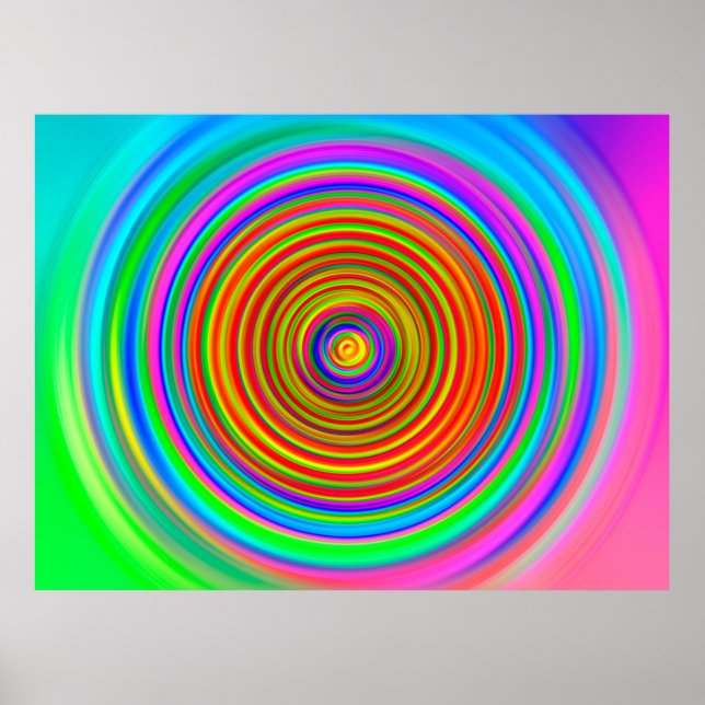 abstract blurred background, vintage geometric tex poster (Front)