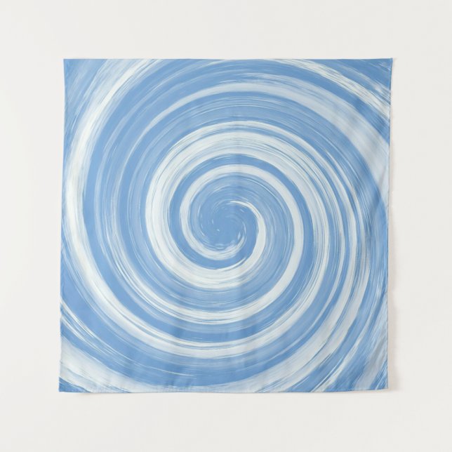 abstract blurred background, vintage geometric tex tapestry (Front)