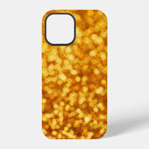 Abstract blurred beautiful golden background light iPhone 12 case