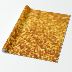 Abstract blurred beautiful golden background light wrapping paper