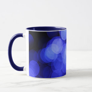 Abstract Blurred Blue Light Ceramic Mug