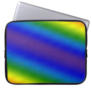 Abstract blurred gradient mesh background in brigh laptop sleeve