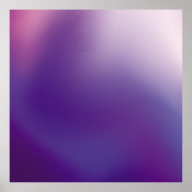 Abstract blurred gradient mesh background in brigh poster (Front)