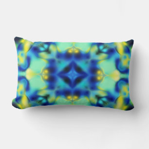 Abstract Blurred Pattern Lumbar Pillow