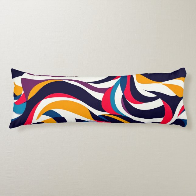 Abstract Body Pillow (Front)