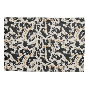 Abstract Bohemian African Leopard Pattern Pillowcase