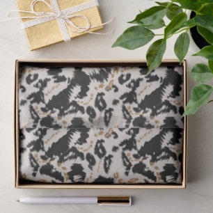 Abstract Bohemian African Leopard Pattern Tissue Paper