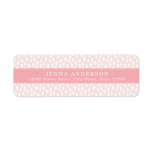 Abstract Boho Background Address Label Return Address Label