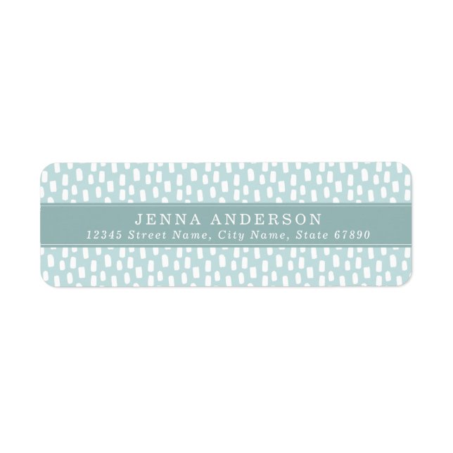Abstract Boho Background Address Label Return Address Label (Front)