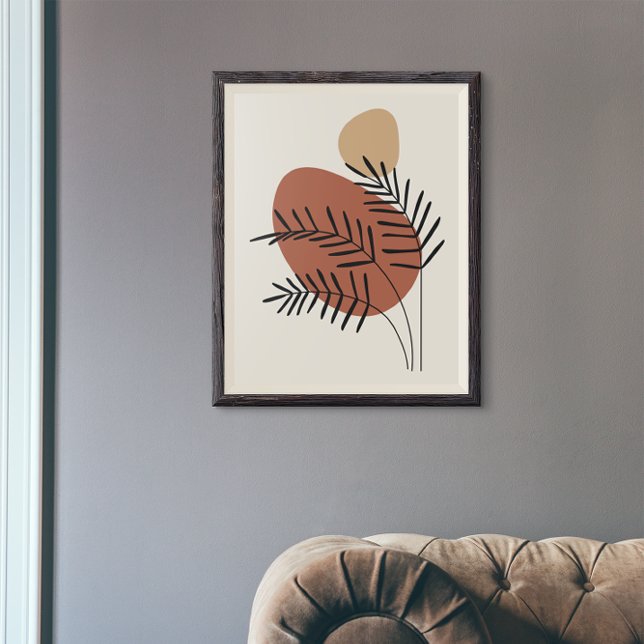 Abstract Boho Branch Plant Art Décor Poster (Creator Uploaded)