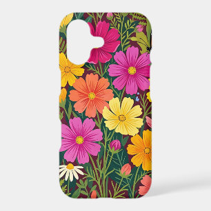 Abstract Boho Floral Butterfly iPhone Cases