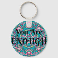 Abstract Boho Mandala You Are Enough Affirmation