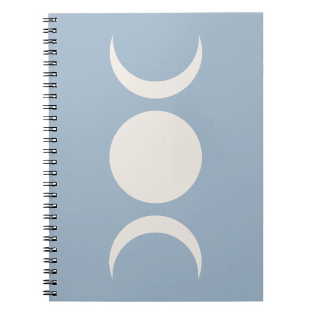 Abstract Boho Moon Pattern  Notebook (Front)