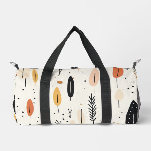 Abstract Boho Retro Trendy Collection Duffle Bag