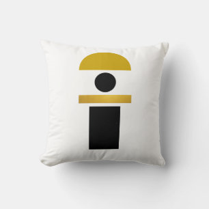 Abstract Boho Shapes Modern Cushion