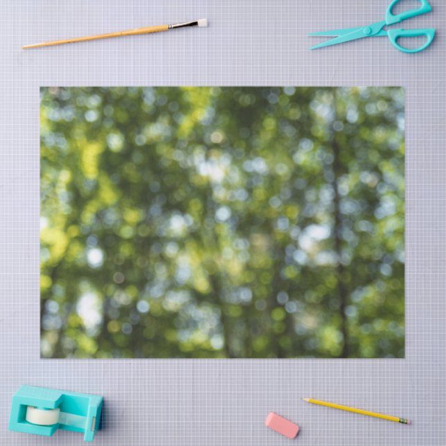 Abstract Bokeh in Spring Tissue Paper (Craft)