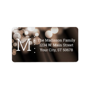 Abstract Bokeh Style Label