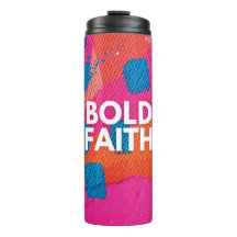 Abstract Bold Faith Inspirational Tumbler