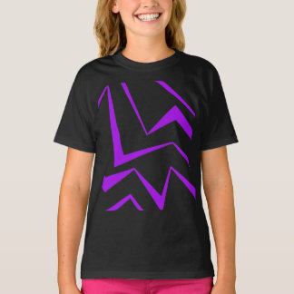 Abstract, bold, vibrant geometric zigzag pattern T-Shirt