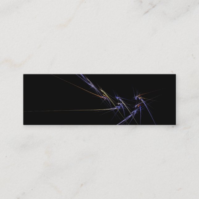 Abstract bookmark business card (Front)