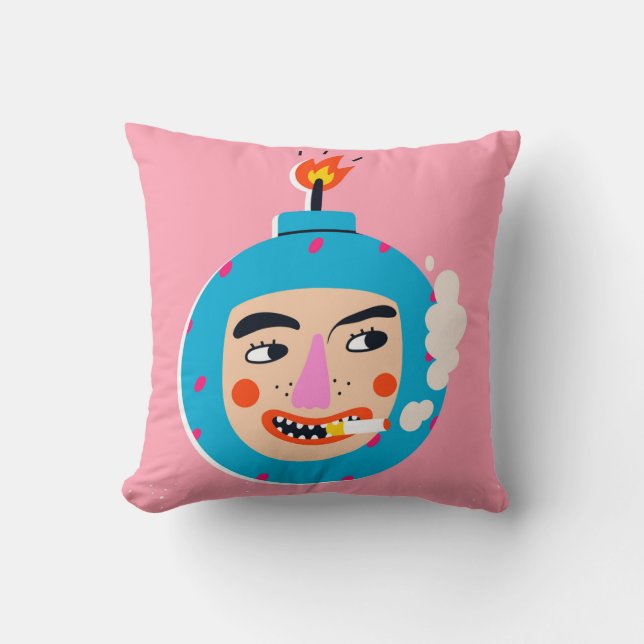 Abstract boom face cushion (Front)