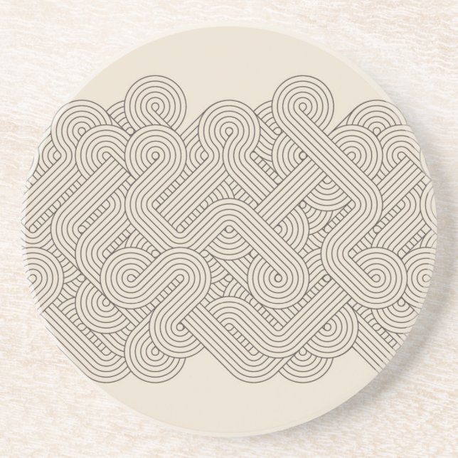 Abstract border coaster (Front)