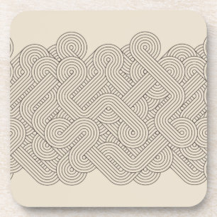 Abstract border coaster