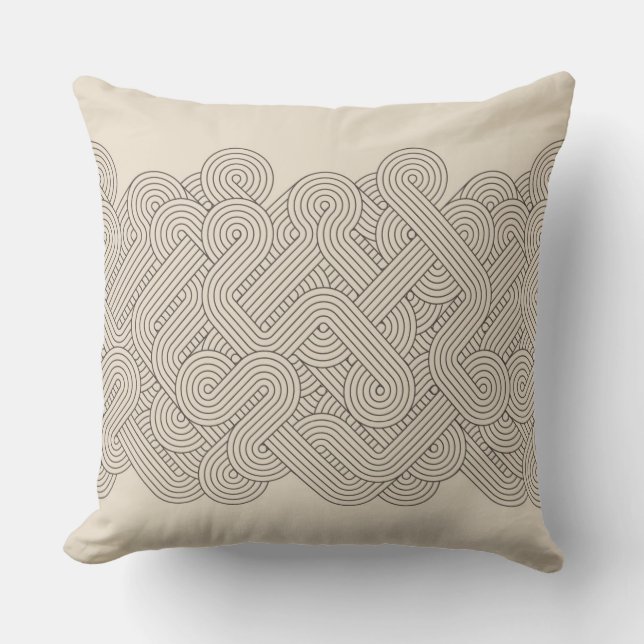 Abstract border cushion (Front)
