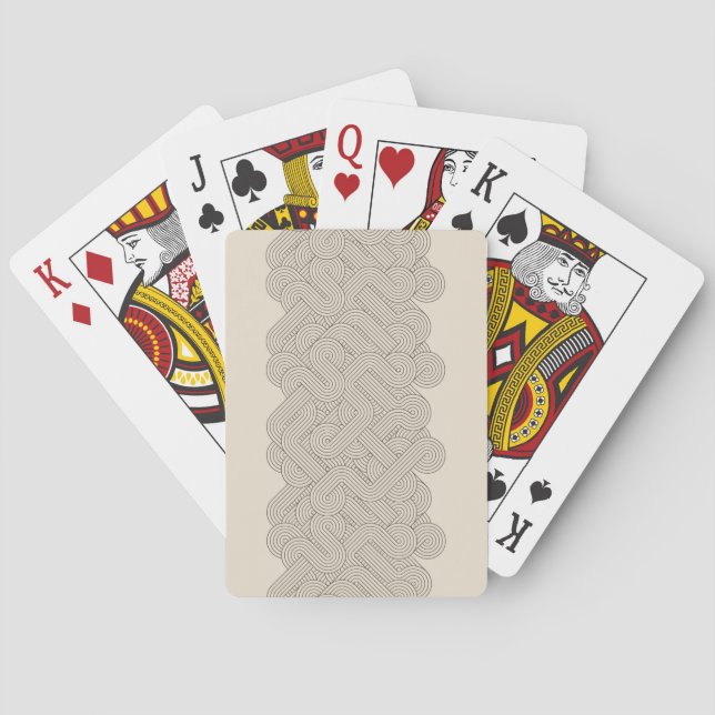 Abstract border playing cards (Back)