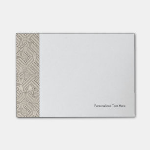 Abstract border post-it notes