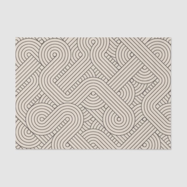 Abstract border tissue paper (Front)