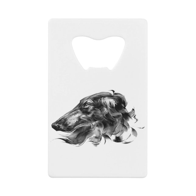 Abstract Borzoi BlkWht (Front)